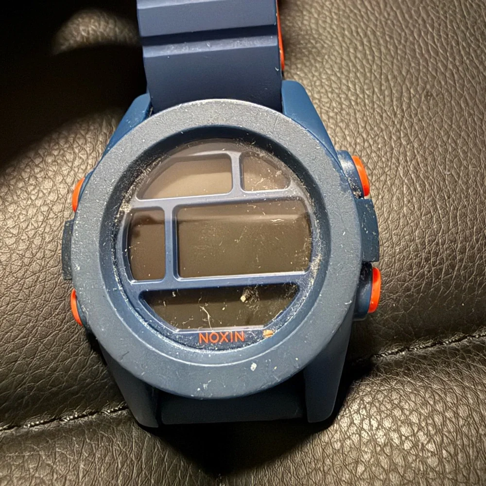 Nixon Blue and Red Smartwatch Case
